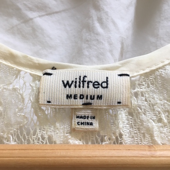 Wilfred Aritzia racer back lace tank top - Picture 2 of 3